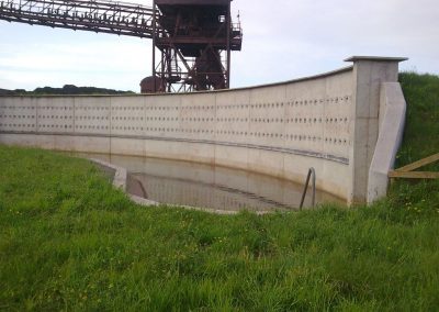 Biodiversity area and Sand Martin Wall